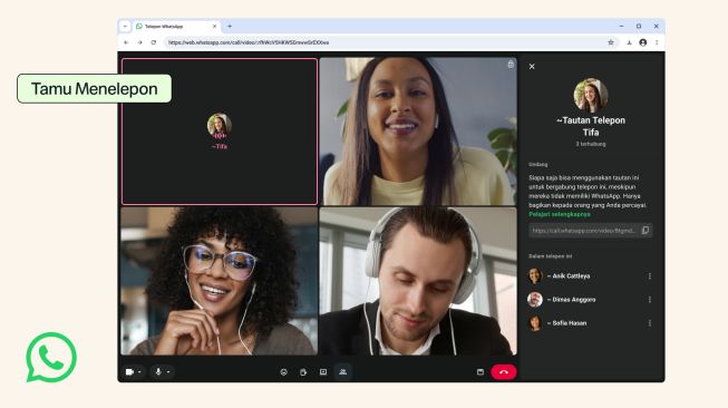 WhatsApp Bisa Telepon Orang Tanpa Akun, Gratis dan Terenkripsi