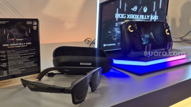 Peluncuran ROG XBOX Ally X20 Bundle sebagai perayaan 20 tahun ROG, Jakarta, Kamis (15/10/2026). [Suara.com/Dythia]