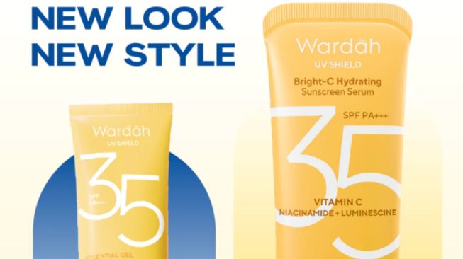 Wardah Sunscreen UV Shield Bright C-Hydrating Serum SPF 35 PA++++. [Shopee/Wardah]