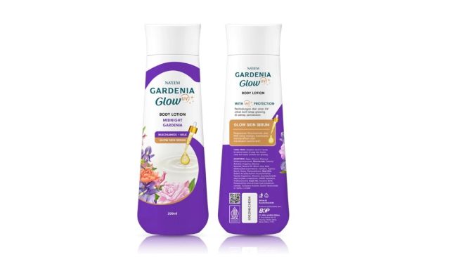 Gardenia Glow Body Lotion Midnight (Shopee)