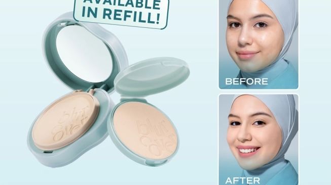 Bedak yang semakin berkeringat semakin glowing. (Shopee)
