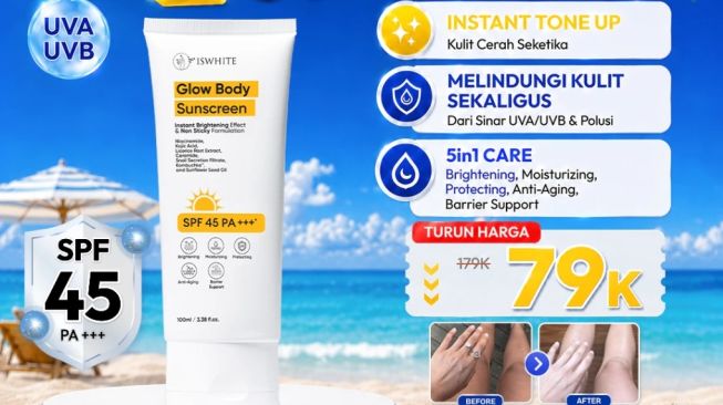 Sunblock badan yang bagus. (Shopee)