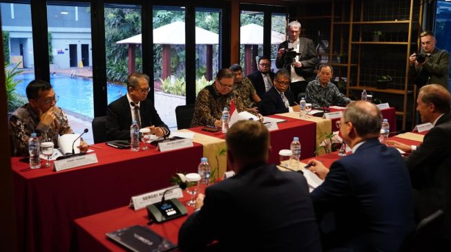 Pertemuan ini juga merupakan tindak lanjut dari pertemuan Presiden RI Prabowo Subianto dan Presiden Rusia Vladimir Putin di Vladivostok Rusia, pada September 2026, serta hasil Sidang Komisi Bersama (SKB) ke-14 RI-Rusia di Kazan Rusia, pada Mei 2026. (Dok. mff/humas ekon)