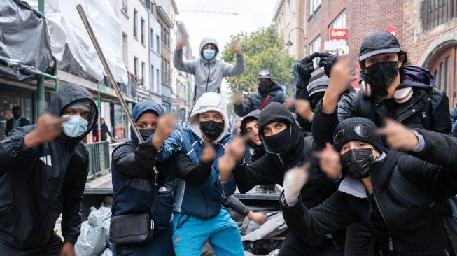 Gaya 'Anak STM Belgia' Demo Rezim: Kami Tidak Mau Merusak, Kami Lawan Sistem
