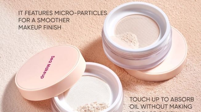 Bedak yang semakin berkeringat semakin glowing. (Shopee)