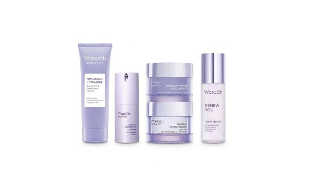 Paket skincare Wardah Renew You (Shopee)