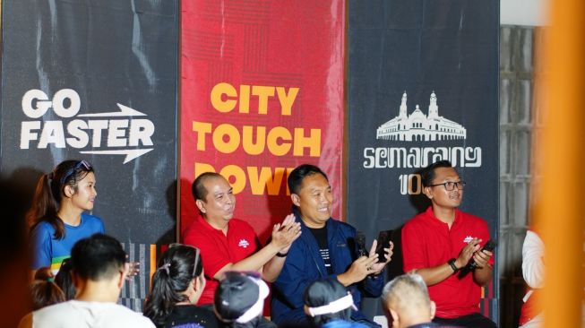 Konferensi pers program promo Semarang 10K 2026. (Dok. bank bjb)