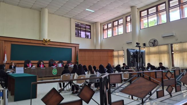 Sidang Kasus Little Aresha (Suara.com/Shevinna)