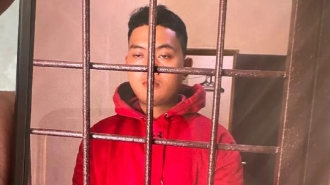 Bharada Andika Rahmadani, tersangka pembunuhan terhadap seniornya Bharada Laurentius Valdo Fernandez Lawai. [Suara.com/istimewa]