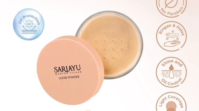 Bedak Tabur Sariayu Tutup Cream (Shopee)
