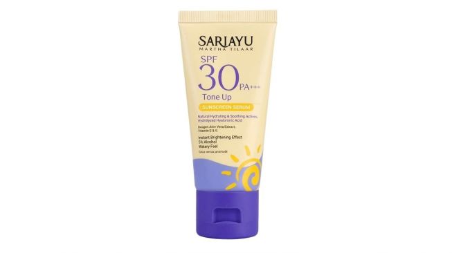 Sariayu SPF 30 PA+++ Tone Up Sunscreen Serum (Shopee)