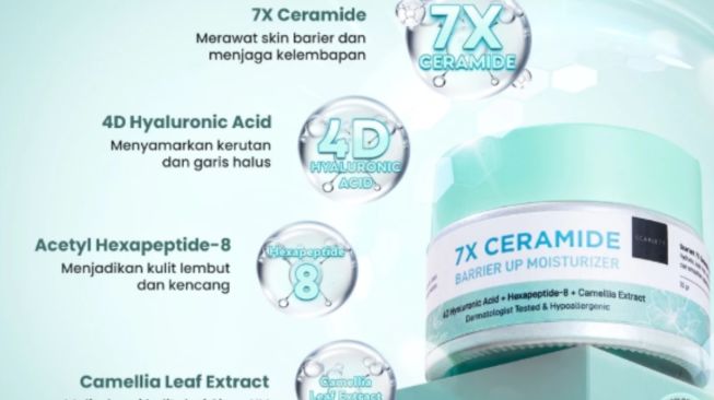 Scarlett 7X Ceramide Moisturizer. [Shopee/Scarlett]