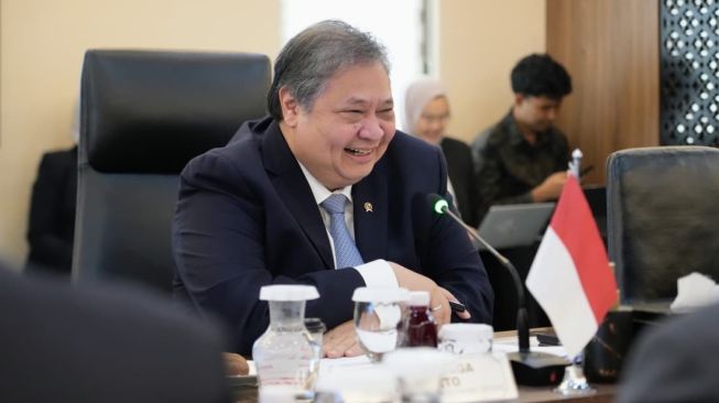 Menteri Koordinator Bidang Perekonomian RI Airlangga Hartarto menyampaikan perlu dilakukan langkah diplomasi untuk mempercepat ratifikasi. (Dok. Kemenkoperekonomian)