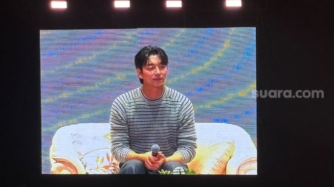 2026 GONG YOO ASIA FANMEETING TOUR THE LONG TAKE IN JAKARTA di Istora Senayan, Jakarta, Sabtu (17/10/2026). (Suara.com/Tiara Rosana)