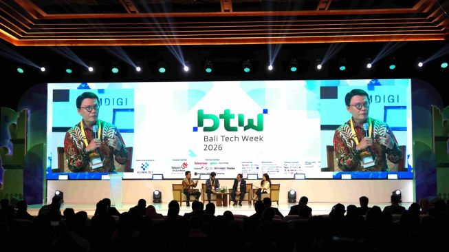 Direktur Utama Telkomsel Nugroho di ajang Bali Tech Week 2026. [Telkomsel]