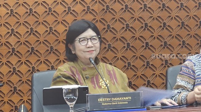 Gubernur Bank Indonesia, Destry Damayanti. [Suara.com/Rina Anggraeni].