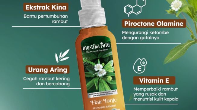 Mustika Ratu Hair Tonic Ramuan Penyubur Rambut