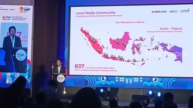 Local Media Summit 2026 Resmi Dibuka, Suwarjono: Pentingnya Kolaborasi Hadapi Gempuran AI [Suara.com/Galih]