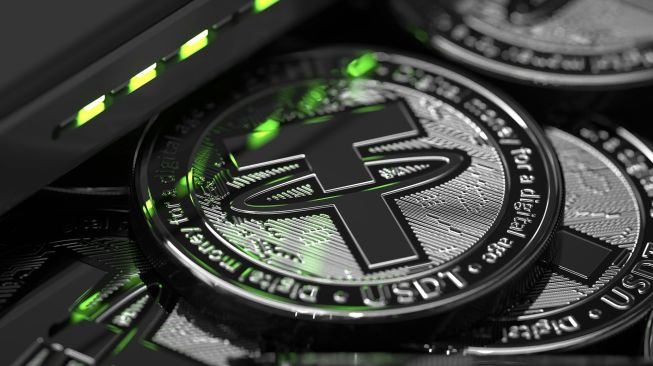 Koin-koin Tether USDT. (Unsplash)