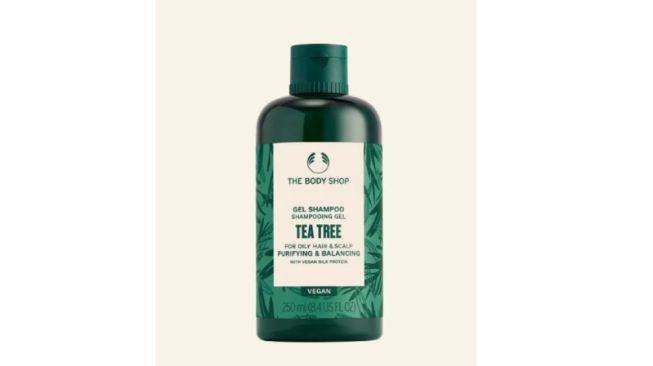 The Body Shop Tea Tree Shampoo. 