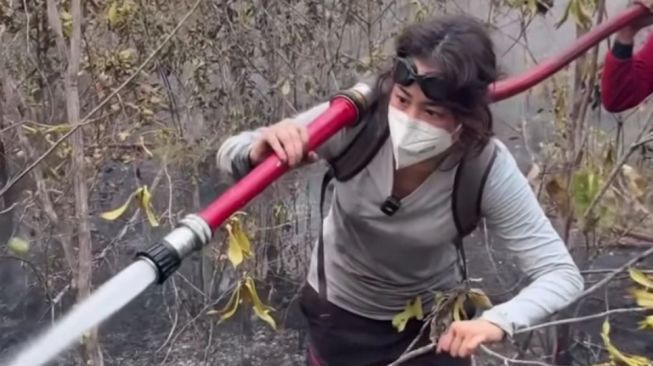 Sherina Munaf bantu penanganan karhutla di Kalimantan (Instagram/bosfoundation)