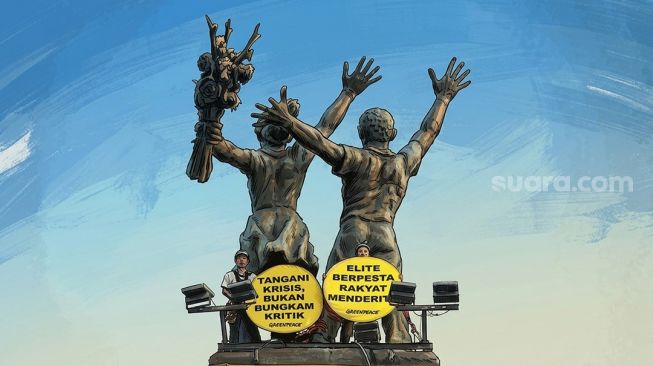 Di Balik Aksi Greenpeace di Bundaran HI: Mengapa Dibawa ke Polda dan Bagaimana Aturan Hukumnya?