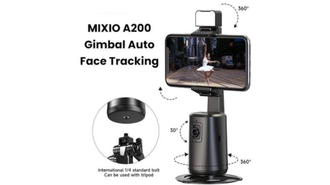 Tripod phone holder MIXIO A200. [MIXIO]