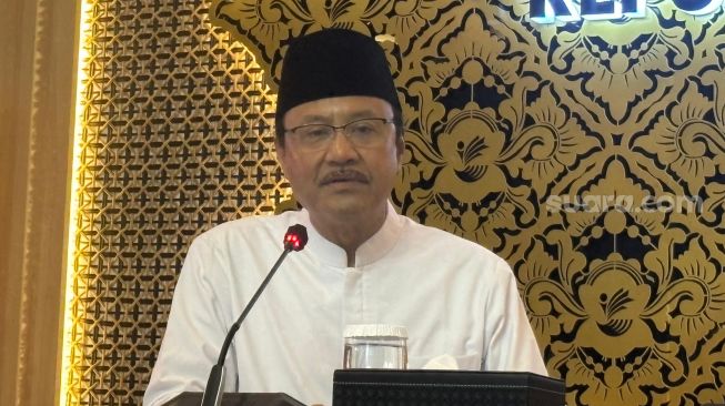 Menteri Sosial Saifullah Yusuf (Gus Ipul). (Suara.com/Lilis)
