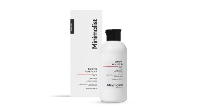 Minimalist Salicylic Acid Exfoliating Body Wash. [Minimalist]