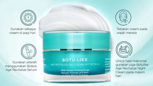 Biokos Botulike Age Revitalize Day Cream SPF30 (Shopee)