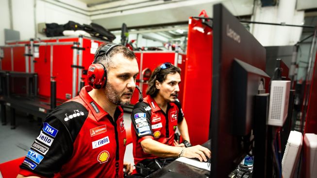 Kolaborasi Lenovo dan Ducati Corse. [Lenovo]