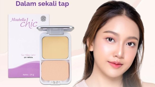 Bedak padat Mirabella (Shopee)