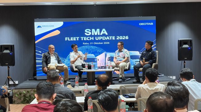 Seminar SMA Fleet Tech Update 2026 mengungkapkan peran telematika Geotab dalam menekan biaya operasional armada. (Foto: Ist)