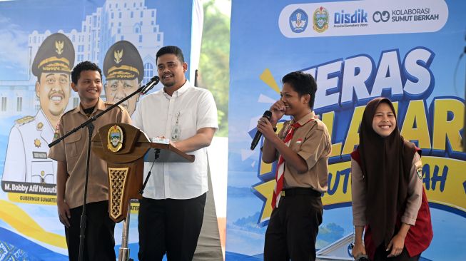 Luncurkan Teras Pelajar Sumut Berkah, Gubsu Bobby Siapkan Ruang Kreativitas-Pengembangan Bakat Siswa