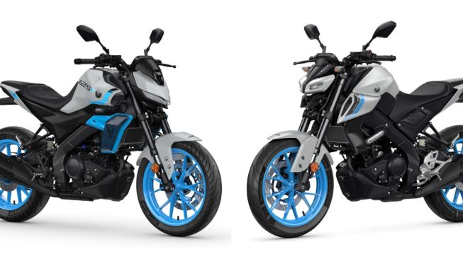 Yamaha MT-125 2027 vs 2025. (Yamaha Europe)