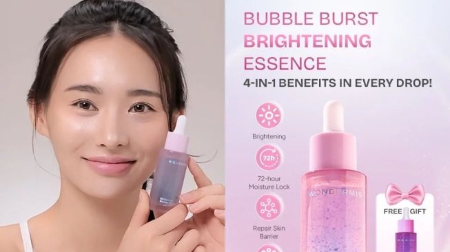 Wondermis Bubble Burst Brightening Essence (Shopee)