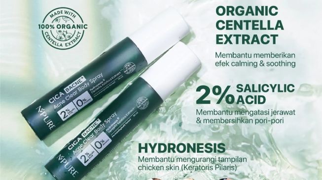 NPURE Cica (Centella) Bacne Spray 50ml