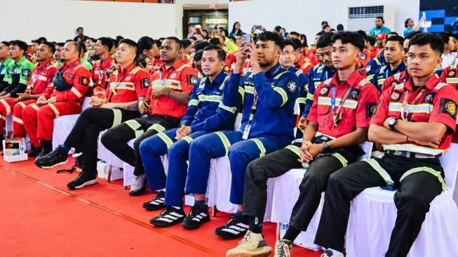 Sebanyak 170 peserta dari 17 tim bersiap mengikuti IFRC ke-8 Tahun 2026 yang berlangsung di area PT Freeport Indonesia, Kabupaten Mimika, Papua Tengah. (Dok. Freeport)