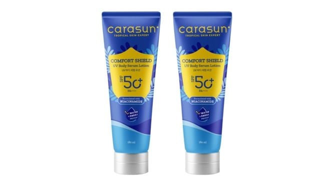 Carasun Comfort Shield UV Body Serum Lotion SPF 50+ PA++++. [Carasun]