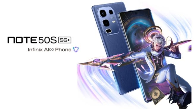 Infinix Note 50S 5G+: Ponsel Wangi dengan Layar 144Hz dan Performa Gesit