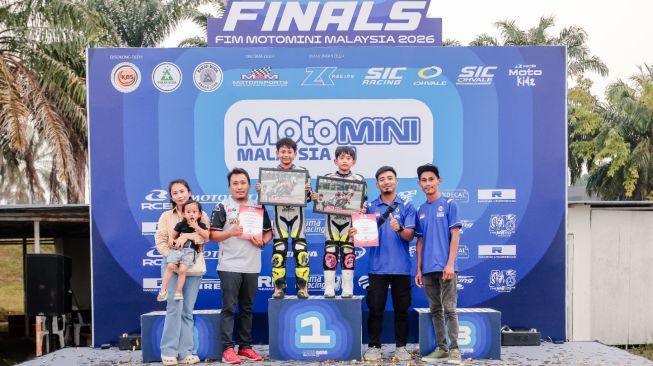 Baru 5 Bulan Kenal Motor, Fiandra Reja Sikat P4 Klasemen Junior GP-0 160cc (IST)