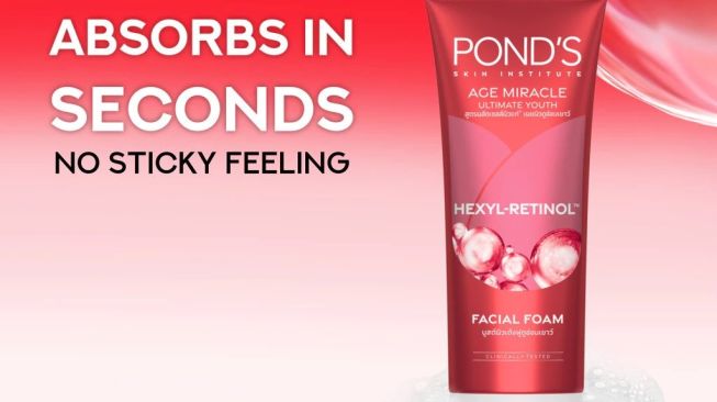 Pond’s Age Miracle Hexyl-Retinol Facial Foam (Shopee)