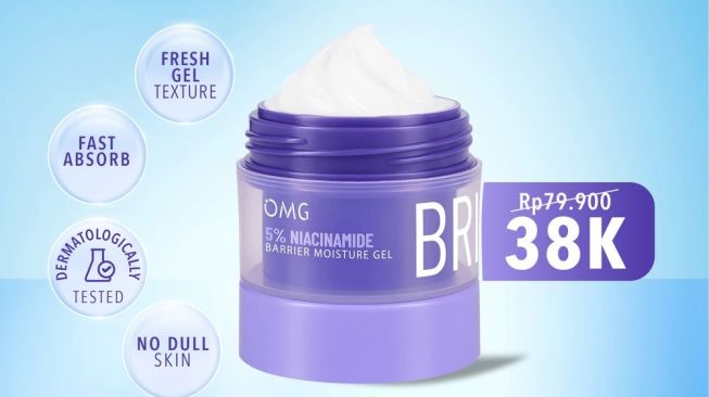OMG OH MY GLOW 5% Niacinamide Bright Barrier Moisturizer (Shopee)