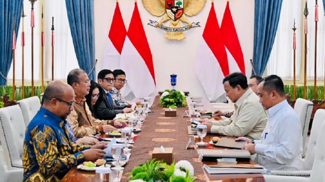 Terima Tim Gabungan Perumus UU Satu Data Indonesia di Istana, Ini Sederet Arahan Tegas Prabowo