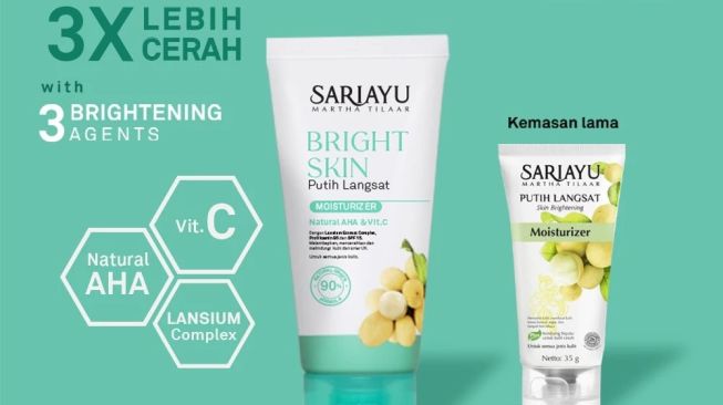 Sariayu Bright Skin Putih Langsat Moisturizer (Shopee)