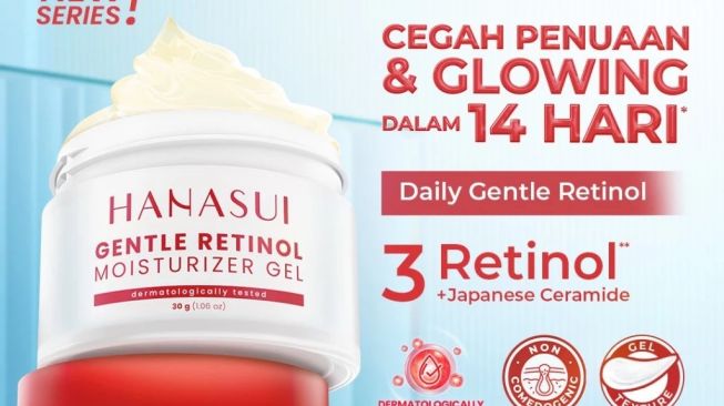 Moisturizer Retinol Hanasui (Shopee)