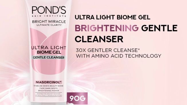 POND'S Bright Miracle Ultra Light Biome Gel Gentle Cleanser (Shopee)