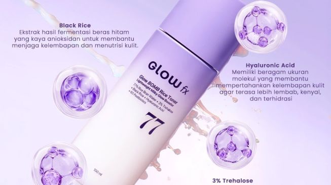GLOW FX Glow Bomb Rice Toner (Shopee)