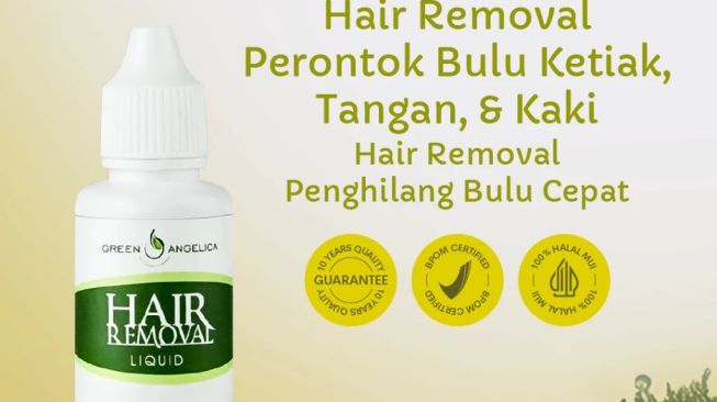 Green Angelica Hair Removal Perontok Bulu (Shopee)