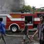 Gedung Utrindo Wahid Hasyim Terbakar